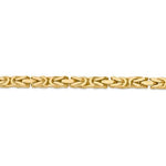 將圖片載入圖庫檢視器 14K Yellow Gold 5.25mm Byzantine Bracelet Anklet Necklace Choker Pendant Chain
