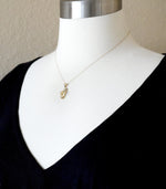 画像をギャラリービューアに読み込む, 14k Yellow Gold Flip Flop Slipper Sandal 3D Pendant Charm
