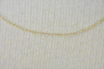 Kép betöltése a galériamegjelenítőbe: 14K Yellow Gold 0.42mm Thin Curb Bracelet Anklet Choker Necklace Pendant Chain
