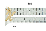 Φόρτωση εικόνας στο εργαλείο προβολής Συλλογής, 14k Yellow Gold Script Letter K Initial Alphabet Pendant Charm
