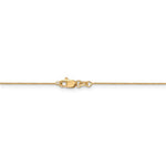 Carica l&#39;immagine nel visualizzatore di Gallery, 14K Solid Yellow Gold 0.65mm Classic Round Snake Bracelet Anklet Choker Necklace Pendant Chain
