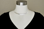 Indlæs billede til gallerivisning Sterling Silver 8mm Diamond Cut Cubetto Omega Choker Necklace Pendant Chain
