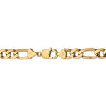 이미지를 갤러리 뷰어에 로드 , 14K Yellow Gold 10mm Flat Figaro Bracelet Anklet Choker Necklace Pendant Chain
