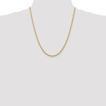 Lataa kuva Galleria-katseluun, 10k Yellow Gold 2.75mm Diamond Cut Rope Bracelet Anklet Choker Necklace Pendant Chain
