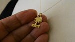 Load and play video in Gallery viewer, 14k Yellow Gold Jamaica Palm Tree Travel Pendant Charm
