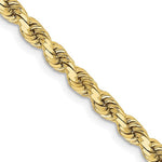 Lataa kuva Galleria-katseluun, 10k Yellow Gold 3.75mm Diamond Cut Rope Bracelet Anklet Choker Necklace Pendant Chain
