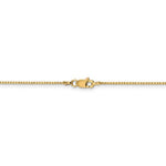 Cargar imagen en el visor de la galería, 14K Yellow Gold 1mm Box Bracelet Anklet Necklace Choker Pendant Chain
