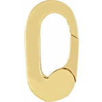 Φόρτωση εικόνας στο εργαλείο προβολής Συλλογής, 14k Yellow White Gold Diamond Bail Hinged Push Clasp Connector Hanger for Pendants Charms Bracelets Anklets Necklaces Chains
