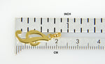이미지를 갤러리 뷰어에 로드 , 14K Yellow Gold Script Initial Letter I Cursive Alphabet Pendant Charm
