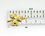 Carregar imagem no visualizador da galeria, 14k Yellow Gold Celtic Shamrock 3 Leaf Clover Pendant Charm

