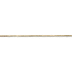 Załaduj obraz do przeglądarki galerii, 14K Yellow Gold 0.90mm Box Bracelet Anklet Necklace Choker Pendant Chain Lobster Clasp

