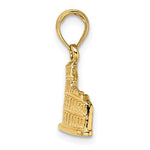 Load image into Gallery viewer, 14K Yellow Gold Colosseum Rome Italy Pendant Charm
