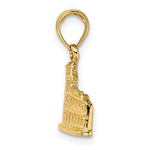 Kép betöltése a galériamegjelenítőbe: 14K Yellow Gold Colosseum Rome Italy Pendant Charm
