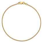 Lataa kuva Galleria-katseluun, 14k Yellow Gold 1.5mm Round Open Link Cable Bracelet Anklet Choker Necklace Pendant Chain
