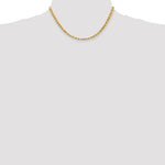 將圖片載入圖庫檢視器 14k Yellow Gold 4.5mm Diamond Cut Rope Bracelet Anklet Choker Necklace Pendant Chain
