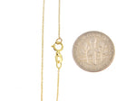 이미지를 갤러리 뷰어에 로드 , 14k Yellow Gold 0.75mm Polished Cable Bracelet Anklet Choker Necklace Pendant Chain
