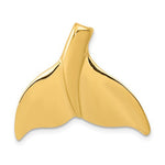 画像をギャラリービューアに読み込む, 14k Yellow Gold Whale Tail Pendant Charm
