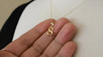 Load and play video in Gallery viewer, 14K Yellow Gold Uppercase Initial Letter S Block Alphabet Pendant Charm
