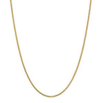 Lataa kuva Galleria-katseluun, 14K Yellow Gold 1.9mm Box Bracelet Anklet Necklace Choker Pendant Chain
