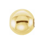 Load image into Gallery viewer, 14K Yellow Gold 2.5mm Lightweight Ball Bead Spacer Stopper Pack of 3
