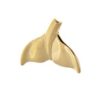 Załaduj obraz do przeglądarki galerii, 14k Yellow Gold Whale Tail Pendant Charm
