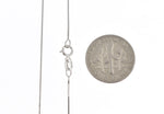 Charger l&#39;image dans la galerie, 14K White Gold 0.5mm Box Bracelet Anklet Choker Necklace Pendant Chain
