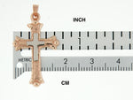 Afbeelding in Gallery-weergave laden, 14k Gold Two Tone Cross Pendant Charm
