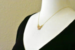 Cargar imagen en el visor de la galería, 14k Gold Tri Color Butterfly Necklace 18 inches
