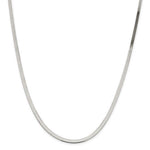 Carica l&#39;immagine nel visualizzatore di Gallery, Sterling Silver 3.25mm Herringbone Bracelet Anklet Choker Necklace Pendant Chain
