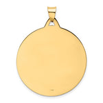 Lade das Bild in den Galerie-Viewer, 14k Yellow Gold Blessed Virgin Mary Miraculous Milagrosa Round Pendant Charm
