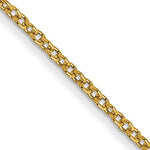 Carica l&#39;immagine nel visualizzatore di Gallery, 14k Yellow Gold 1mm Cable Bracelet Anklet Choker Necklace Pendant Chain Lobster Clasp
