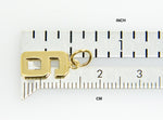 Kép betöltése a galériamegjelenítőbe: 14k Yellow Gold Number 6 Six Pendant Charm
