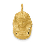Carica l&#39;immagine nel visualizzatore di Gallery, 14k Yellow Gold King Tut Egyptian Pharaoh Pendant Charm
