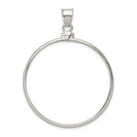 Afbeelding in Gallery-weergave laden, Sterling Silver Coin Holder Bezel Pendant Charm Screw Top Holds 38.2mm x 3.1mm Coins

