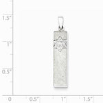 Load image into Gallery viewer, Sterling Silver Mezuzah Star of David 3D Pendant Charm
