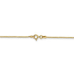 將圖片載入圖庫檢視器 14K Yellow Gold 0.90mm Box Bracelet Anklet Necklace Choker Pendant Chain
