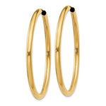 Load image into Gallery viewer, 14K Yellow Gold Large Endless Round Hoop Earrings 45mmx2.75mm
