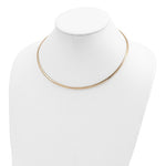 Lade das Bild in den Galerie-Viewer, 14K Yellow Gold 3mm Domed Omega Necklace Chain
