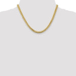 Cargar imagen en el visor de la galería, 14K Yellow Gold 5.5mm Miami Cuban Link Bracelet Anklet Choker Necklace Pendant Chain
