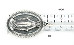 Carregar imagem no visualizador da galeria, Sterling Silver Blessed Virgin Mary Miraculous Medal Pendant Charm
