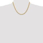 Φόρτωση εικόνας στο εργαλείο προβολής Συλλογής, 14k Yellow Gold 5mm Rope Bracelet Anklet Choker Necklace Pendant Chain
