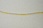Cargar imagen en el visor de la galería, 14k Yellow Gold 1.10mm Singapore Twisted Bracelet Anklet Necklace Choker Pendant Chain
