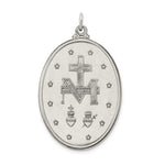 Lataa kuva Galleria-katseluun, Sterling Silver Blessed Virgin Mary Miraculous Medal Pendant Charm
