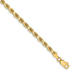 Charger l&#39;image dans la galerie, 14k Yellow Gold 3.25mm Diamond Cut Rope Bracelet Anklet Choker Necklace Pendant Chain

