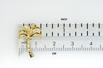 Load image into Gallery viewer, 14k Yellow Gold Coconut Tree Chain Slide Pendant Charm
