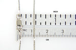 Φόρτωση εικόνας στο εργαλείο προβολής Συλλογής, 10K White Gold 0.9mm Box Bracelet Anklet Choker Necklace Pendant Chain
