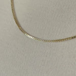 비디오를 갤러리 뷰어 14K Yellow Gold 1.5mm Box Bracelet Anklet Necklace Choker Pendant Chain에 로드 및 재생
