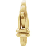 將圖片載入圖庫檢視器 14K Yellow White Gold Fancy Swivel Lobster Clasp with Ring for Bracelet Anklet Choker Necklace Pendant Charm Connector
