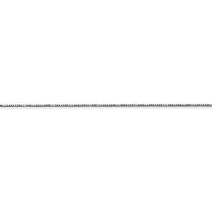 14K White Gold 0.5mm Box Bracelet Anklet Choker Necklace Pendant Chain