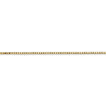 將圖片載入圖庫檢視器 14K Yellow Gold 1.10mm Box Bracelet Anklet Necklace Choker Pendant Chain
